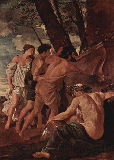 Nicolas Poussin Die Hirten von Arkadien Spain oil painting art
